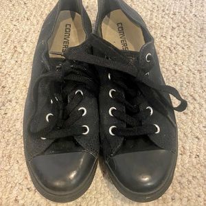 All Black Converse